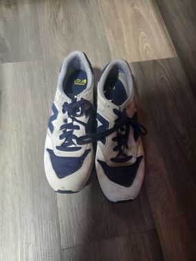 Figs White and Navy Women's Athletic Sneakers